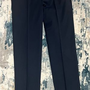 men’s dress pants, black and navy